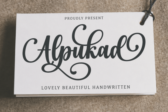 Alpukad: The Elegant Handwritten Script Font