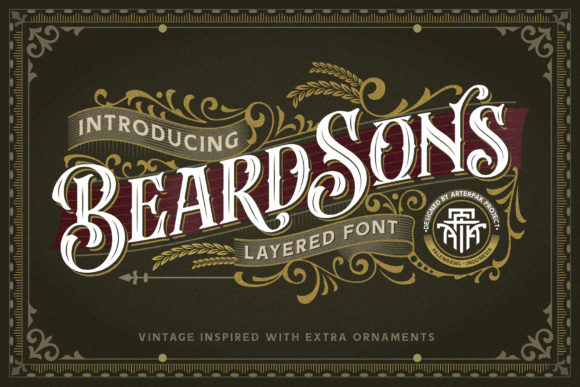 Beardsons: A Vintage Blackletter Font for Modern Design
