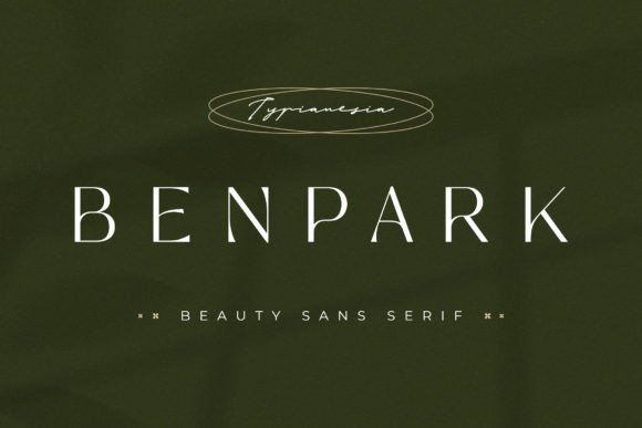 Benpark: A Bold Serif Font for Elegant Designs