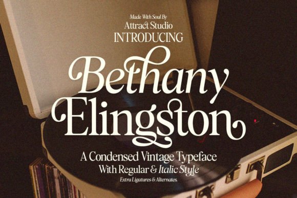 Bethany Elingston: A Font Blending Classic & Condensed Style