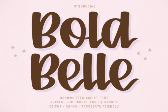 Bold Belle: A Charming Handwritten Script Font
