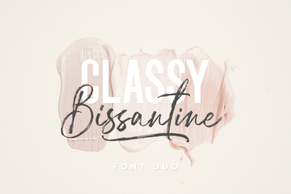 Classy Bissantine Duo: Elegant Font Pairing