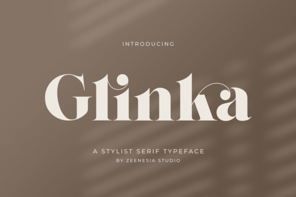 Glinka: The Bold Serif for Modern Design Projects
