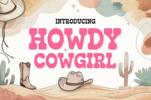 Howdy Cowgirl: A Charming Western Typeface