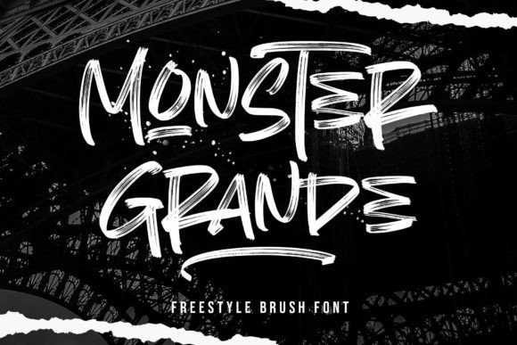 Monster Grande: Bold, Hand-Drawn Typeface