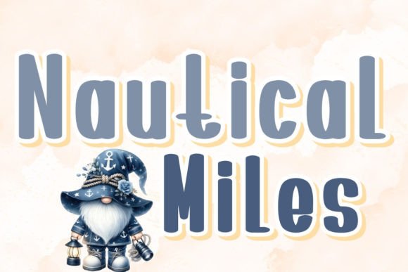 Nautical Miles: A Charming Handwritten Typeface for Creative Design
