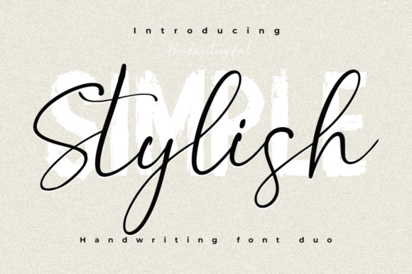 Simple Stylish: A Handmade Brush Font Duo for Authentic Design
