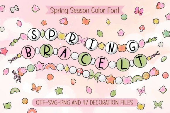 Spring Bracelet: A Charming Font for Creative Projects