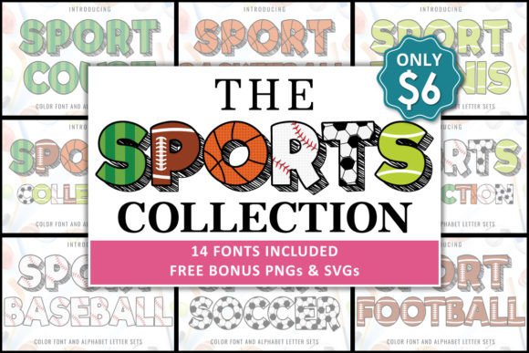 The Sports Collection: A Fun and Playful Color Font