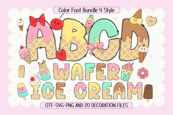 Wafer Ice Cream: A Sweet and Playful Font for Creative Projects